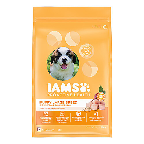 IAMS Proactive Health Dry Dog Food Smart Puppy Large Breed, Up To  Years, kg