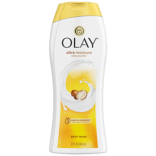 Olay Ultra Moisture Body Wash – 650 Ml Mit Sheabutter, Für Weiche, Gepflegte Haut & Lang Anhaltende Feuchtigkeit