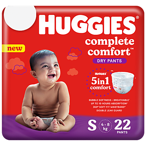 Buy Huggies Complete Comfort Wonder Pants S Size Online at Best