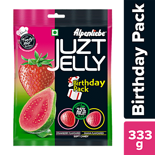 Buy Alpenliebe Juzt Jelly Strawberry & Guava Flavour Soft Candy