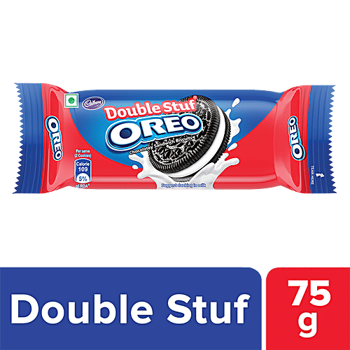 Buy Cadbury Oreo Double Stuf - Vanilla Creme, Chocolatey Sandwich