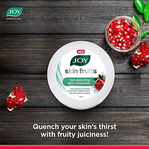 Joy Skin Fruits Fast Absorbing Light Moisturiser Cream 150Ml Container