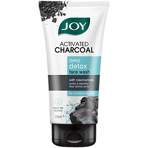 Joy Activated Charcoal Face Wash 150Ml