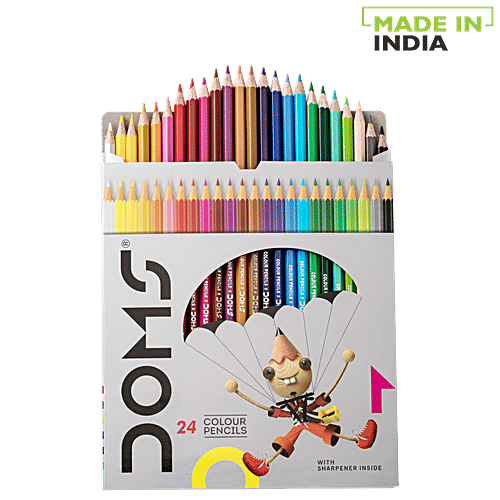Buy Doms Colour Pencils Full Size Online at Best Price of Rs 100 ...