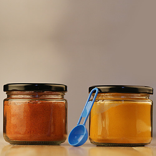 Buy Glass Ideas Spices/Dryfruits Glass Jar Online at Best Price of