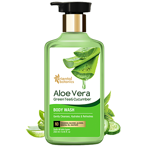 Buy Oriental Botanics Aloevera, Green Tea & Cucumber Body Wash Online at  Best Price of Rs 349 - bigbasket