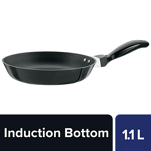 Hawkins Futura Hard Anodised Frying Pan Induction Base, 22 cm, mm,  IAF22, L