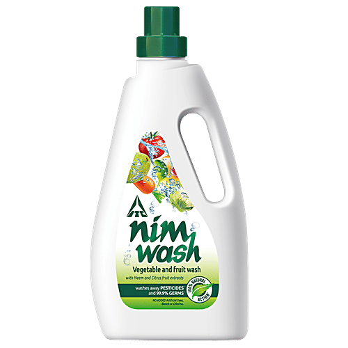 Buy Nimwash Vegetable & Fruit Wash - With Neem & Citrus Fruit