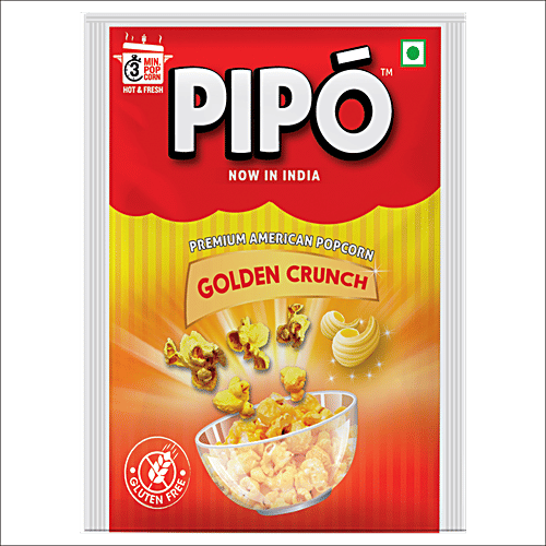 Buy Pipo Premium American Popcorn - Golden Crunch Online at Best