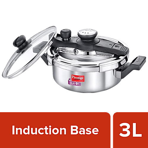Prestige Clip On Svachh Stainless Steel Outer Lid Pressure Cooker  Induction Base, 20229, L
