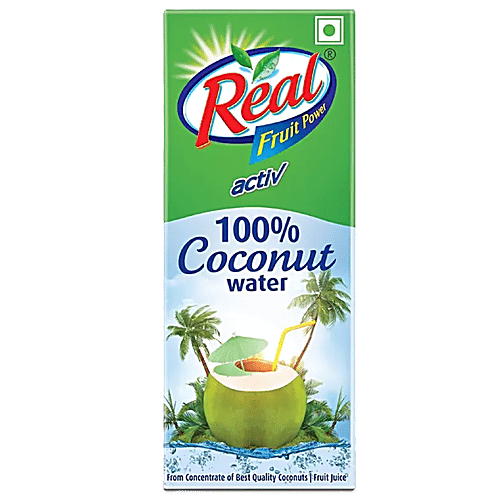 Real Activ Coconut Water/Nariyal Pani, 200 ml
