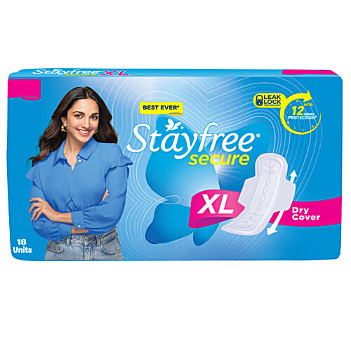 Stayfree Maxi Pads Regular With Wings - 18 Count