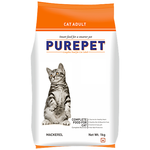 Purepet Mackerel Adult Cat Dry Food, kg