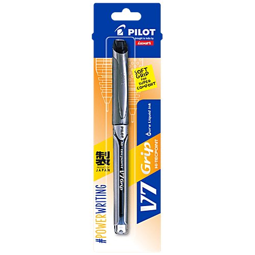 Pilot Hi-Techpoint V-7 Grip Pen Black, pc