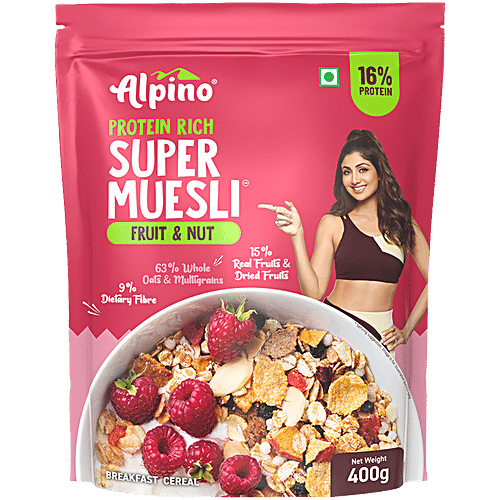Alpino Fruits, Nuts & Seeds Berry Crunch Super Museli 400 Gm