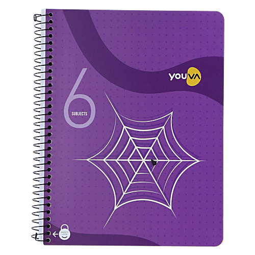 Raava Notebook Buy Youva Notebook - Ruled, Single Line, Spiral Bound, A4, 300 Pages, 6 ...