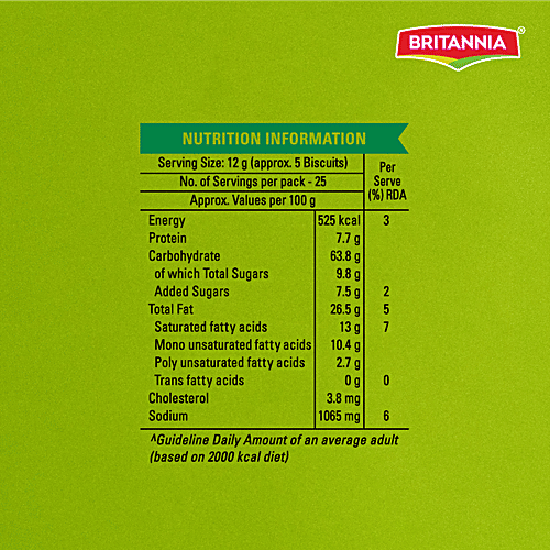 Britannia 50-50 Maska Chaska Biscuits 300 Gm