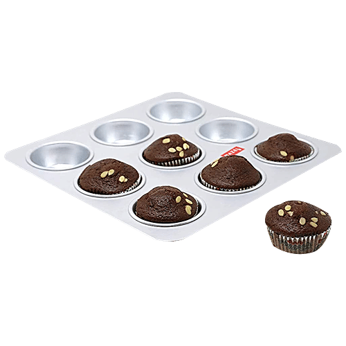 Buy Hazel Non-Stick Cavity Muffin Tray Assorted Colour Online