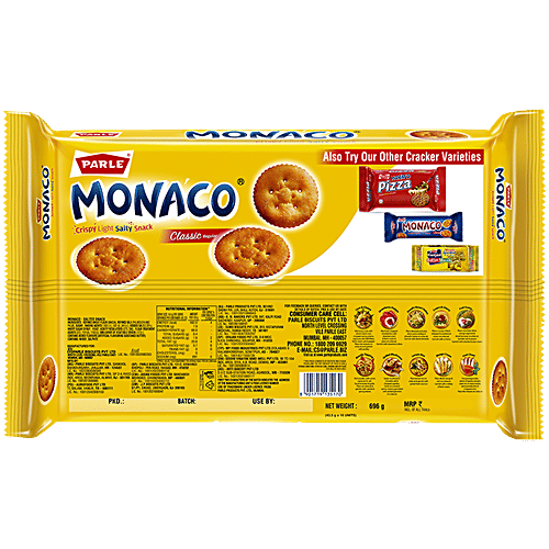 Parle Monaco Classic Regular Biscuits 696 Gm