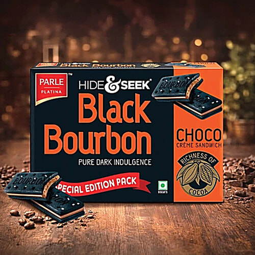 Buy Parle Platina Hide & Seek Black Bourbon Creme Sandwich