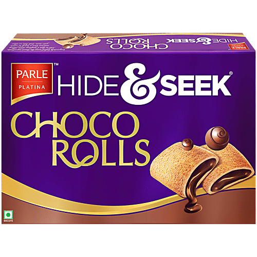 Parle Platina Hide & Seek Choco Rolls, 100 g