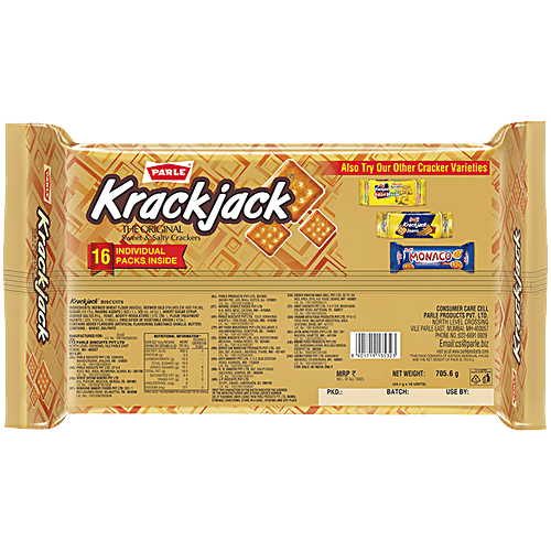 Parle Krackjack The Original Cracker Biscuit 705.6 Gm
