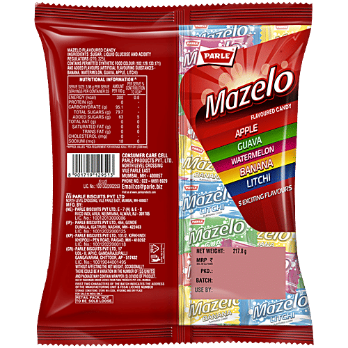 Parle Mazelo Assorted Flavoured Candy 217.8 gm