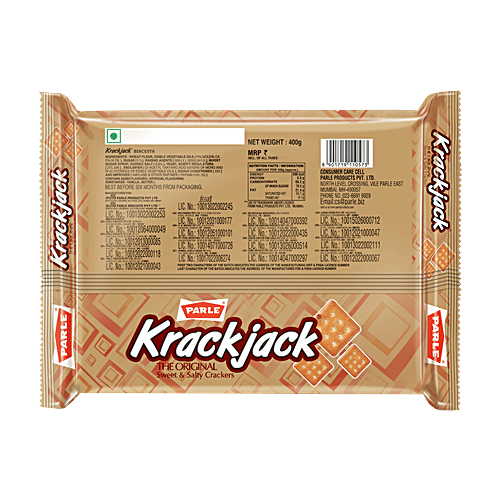 Parle Krack Jack Sweet & Salty Biscuits 352.8 Gm