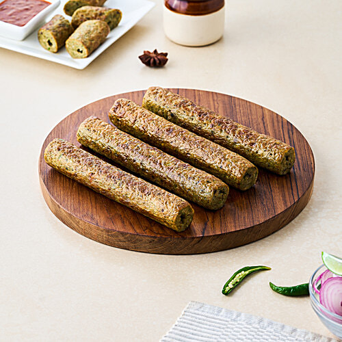 Malayalam Egg Kebab Fresho! Chicken Seekh Kabab/Kebab, Pahadi, 500 G