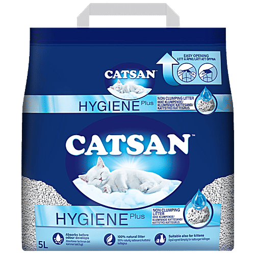Buy Catsan Hygiene Plus Non Clumping 100% Natural Cat Litter - Main Image