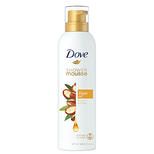DOVE SHWOER MOUSSE WITH ARGON OIL 200ML
