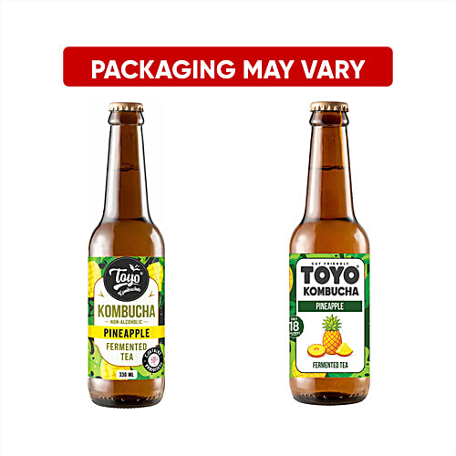 Buy Toyo Kombucha Non-Alcoholic Pineapple Fermented Tea Online at