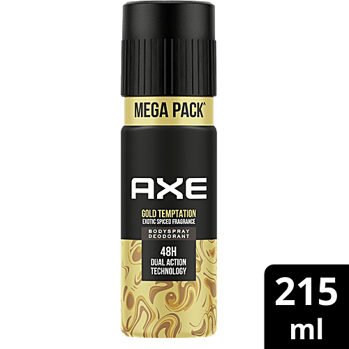 Buy Axe Gold Temptation Deodorant Sprays Exotic Spiced Fragrance