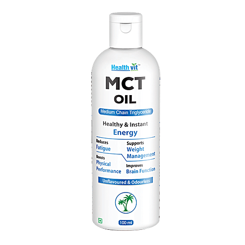 Buy Healthvit MCT Oil - Unsweetened & Odourless Online at Best Price of Rs  null - bigbasket