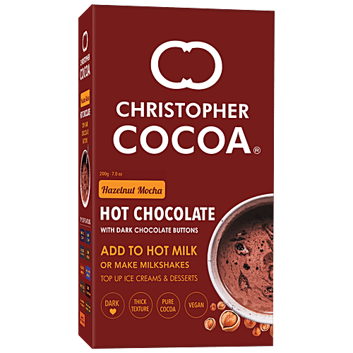 Buy Christopher Cocoa Hot Drinking Chocolate - Hazelnut Mocha
