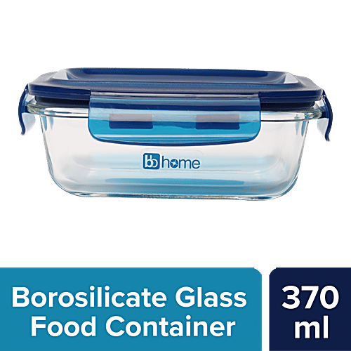 Buy bb home Glass Seal & Lock Lunch Box/Storage Borosilicate