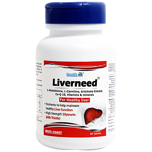 Buy Healthvit Liverneed Tablet - With Vitamins & Minerals, For Healthy  Liver Function Online at Best Price of Rs null