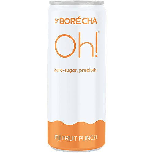 Buy Borécha Oh! - Fiji Fruit Punch Kombucha, Zero-sugar, Prebiotic ...