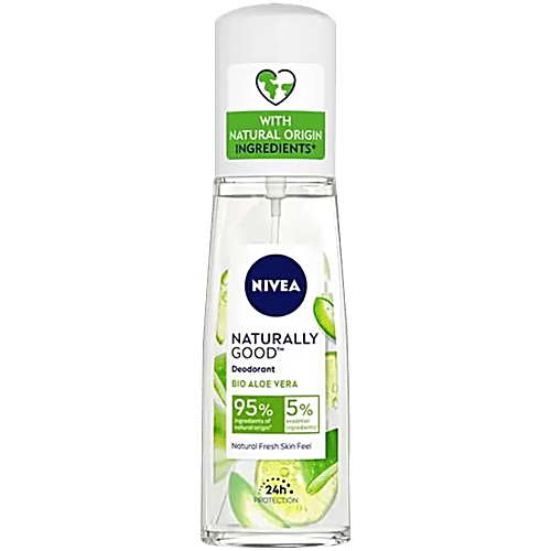 Buy Nivea Naturally Good Deodorant - Bio Aloe Vera With Natural Fresh Skin  Feel Online at Best Price of Rs null - bigbasket