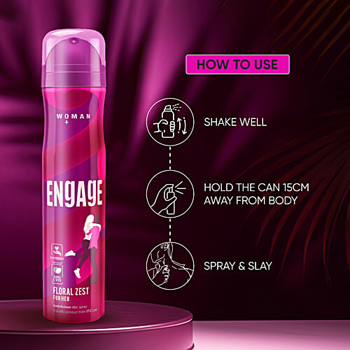 Engage Floral Zest Womens Deodorant (for Women)