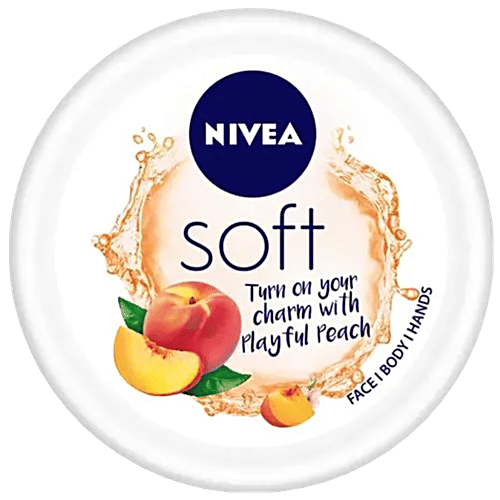 Buy Nivea Light Moisturizer Cream - Soft Playful Peach, With