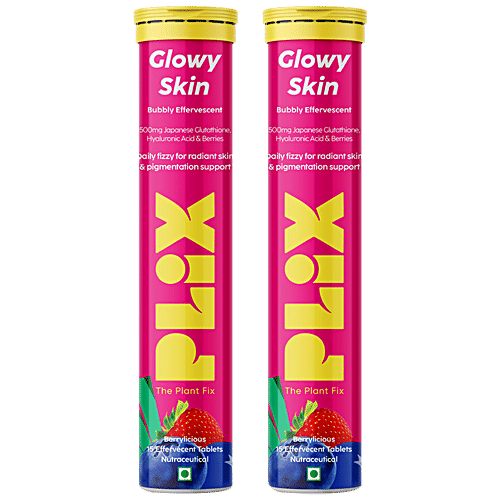 Buy Plix Olena Glutathione Skin Glow Effervescent Tablet - Reduces  Pigmentation, Strawberry Online at Best Price of Rs null