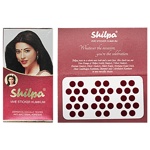 Buy Shilpa Shilpa Vive Sticker Kumkum -Bindi, For Women Online at