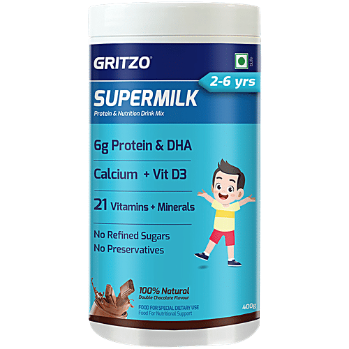 Buy Gritzo Supermilk For 2-6 Yrs Protein Nutrition Drink Mix