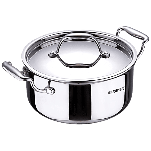 Buy Bergner Argent Tri-Ply Stainless Steel Casserole Induction