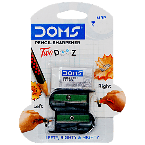 D310 G2 2本セット Buy Doms Two Dooz Pencil Sharpeners & Dust Free Eraser - Durable