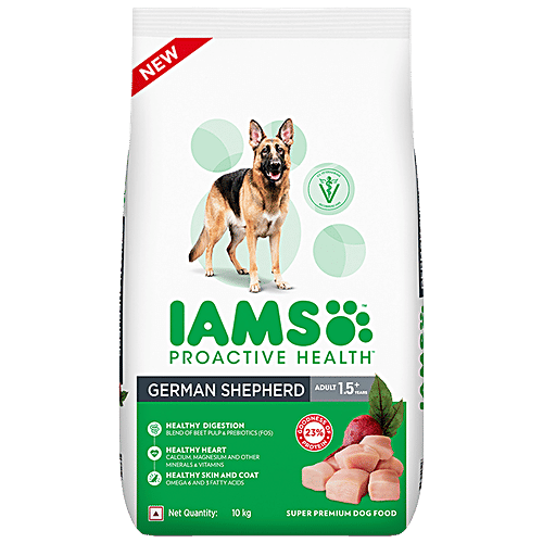 IAMS Dry Dog Food Proactive Health, Adult Years German Shepherd, 10  Kg