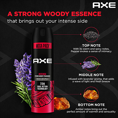 Axe Intense Bodyspray Deodorant 215Ml