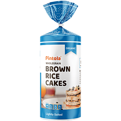 Buy Pintola Organic Wholegrain Brown Rice Cakes - Lightly Salted