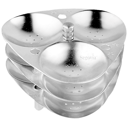 Segovia Idli Stand/Maker With Plates Cavities, Perfect For Big  Pressure Cooker, pc